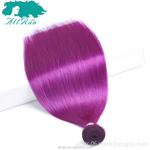 beaudiva Hair Brazilian purple Hair Weave Bundles 100% Human Hair extensions 1pc/lot brazilian bundles